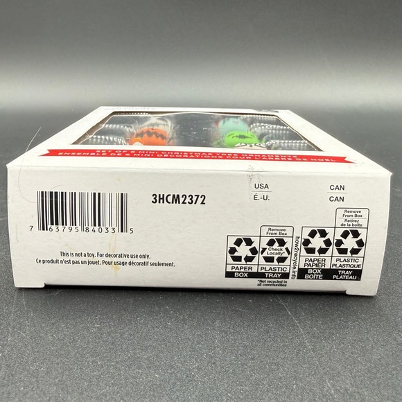 Hallmark Disney The Nightmare Before Christmas Mini Ornaments Set of 6 New - Picture 4 of 10